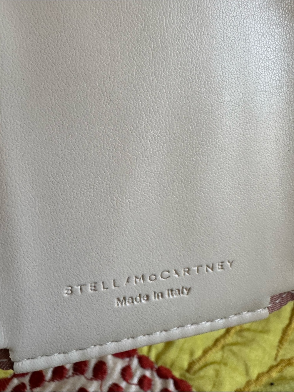 Stella McCartney Cream Woven-Edge Chain Small Wallet NWOT - Picture 10 of 13